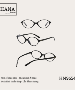 Mắt kính gọng cận nữ form Oval dẹt Y2k Phong cách Hàn Quốc Hot trend